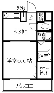 アルファポレールの間取り写真