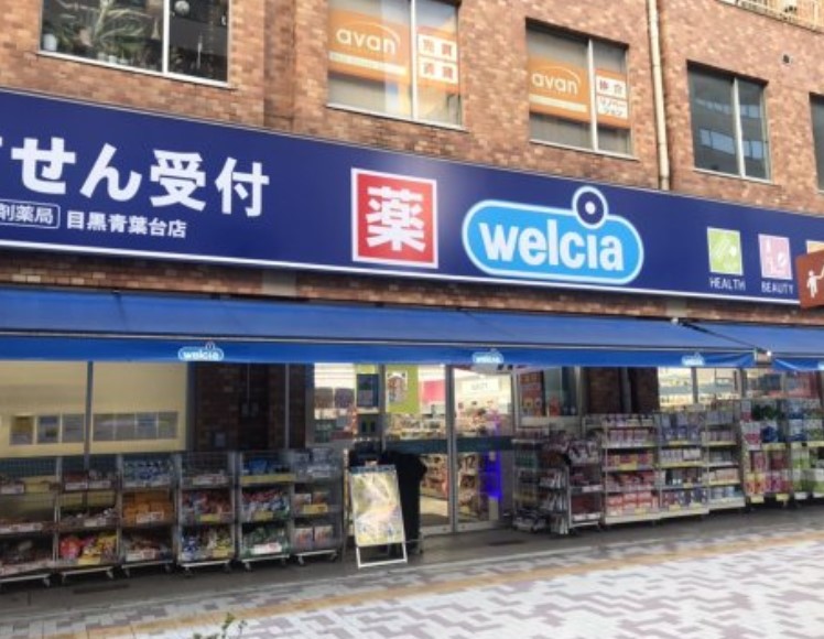 ドラックストア　ウエルシア目黒青葉台店（ドラッグストア）まで500m