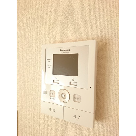 セキュリティ　モニター付きインターホンです