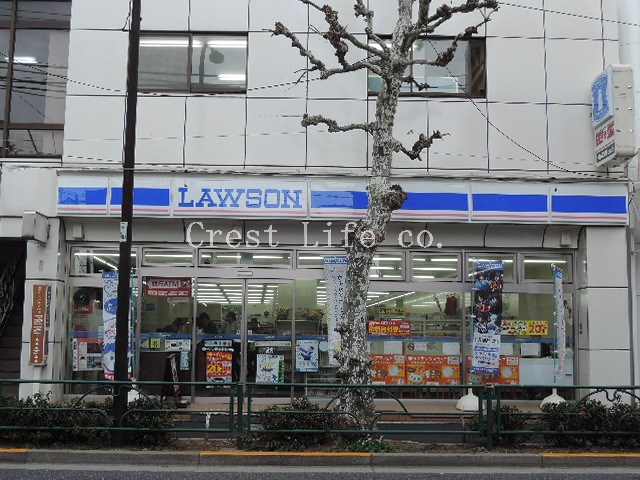 コンビニ　ローソン新宿若松町店（コンビニ）まで196m