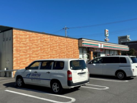 コンビニ　セブンイレブン 宇都宮簗瀬城東小前店（コンビニ）まで445m