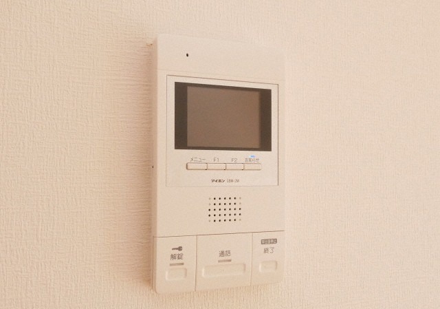 セキュリティ　来客時はこちらで確認できます。