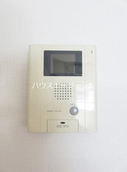 セキュリティ　モニター付インターホンです。※参考画像