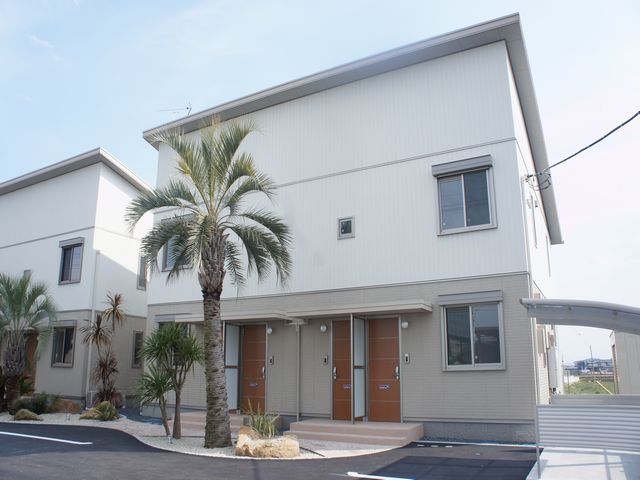 建物外観　オシャレな外観が特徴の賃貸住宅です♪