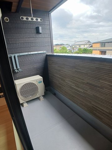 バルコニー　落ち着いた時間を過ごせるバルコニーです