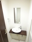 洗面設備　洗面の感じは