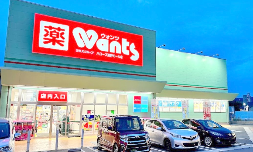 ドラックストア　ウォンツハローズ熊野モール店（ドラッグストア）まで2093m