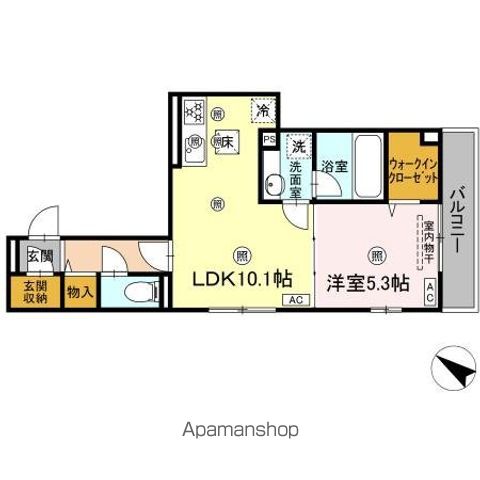 Colermo舟入南の間取り写真