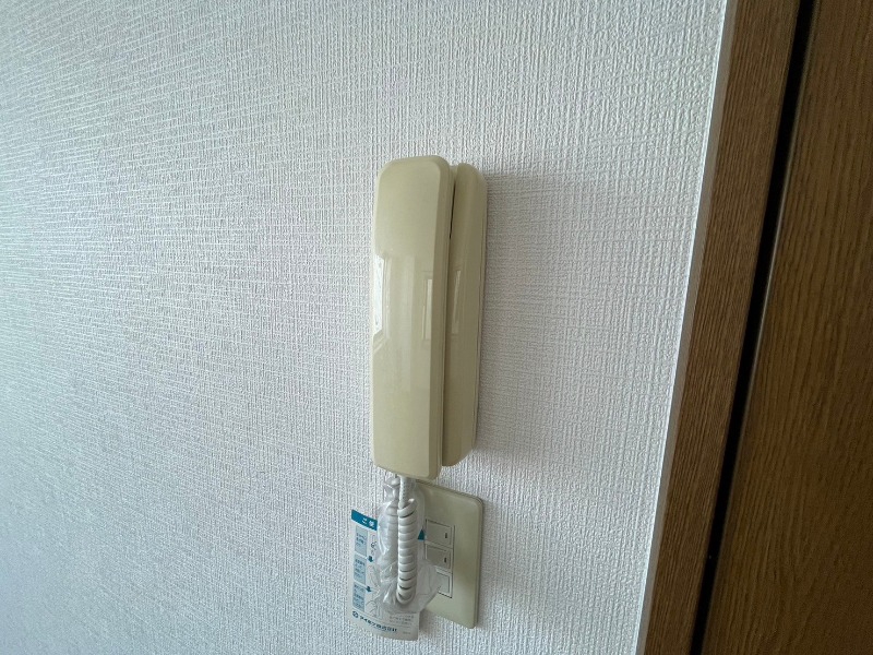 セキュリティ　インターホンは通話ができるので急な訪問があっても安心です