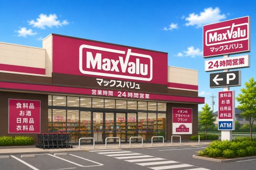 スーパー　マックスバリュ吉塚店（スーパー）まで494m