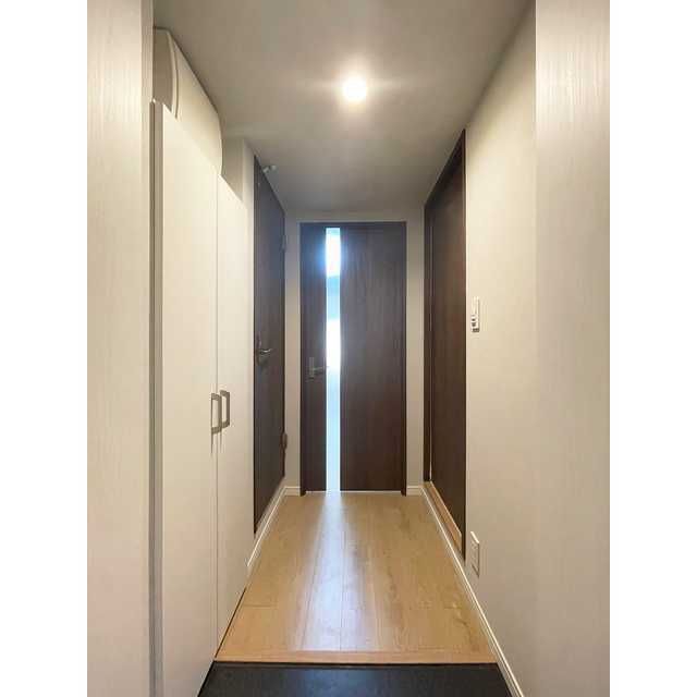 玄関　明るい玄関です