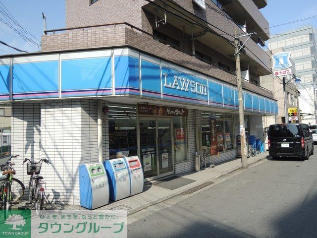 コンビニ　ローソン川崎堀之内町店（コンビニ）まで100m