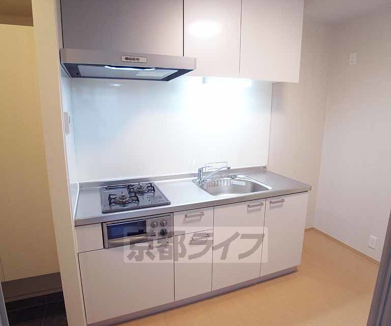 キッチン　２口ガスコンロ付きのシステムキッチン！
