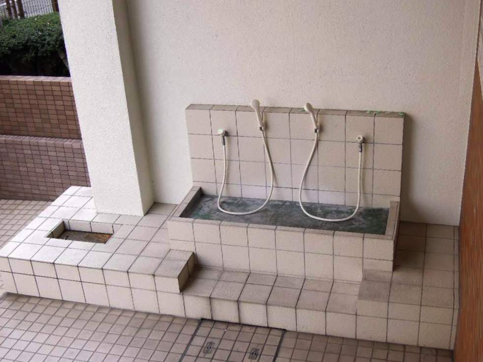 その他設備　ペットの足洗い場♪
