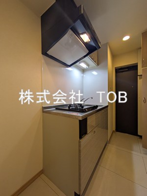 キッチン　２口ガスコンロ※クリーニング完了前※別部屋参考写真