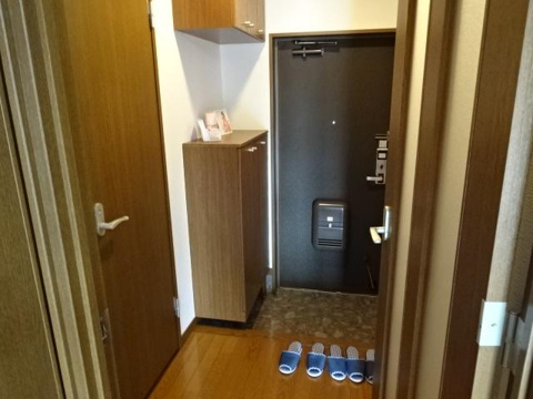 玄関　毎日通る玄関はこちらです