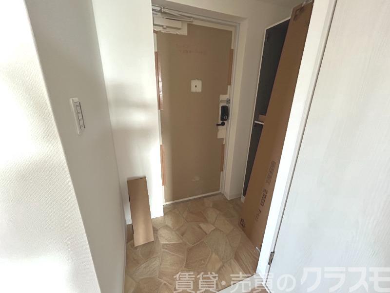 玄関　トールタイプのシューズボックスあり♪