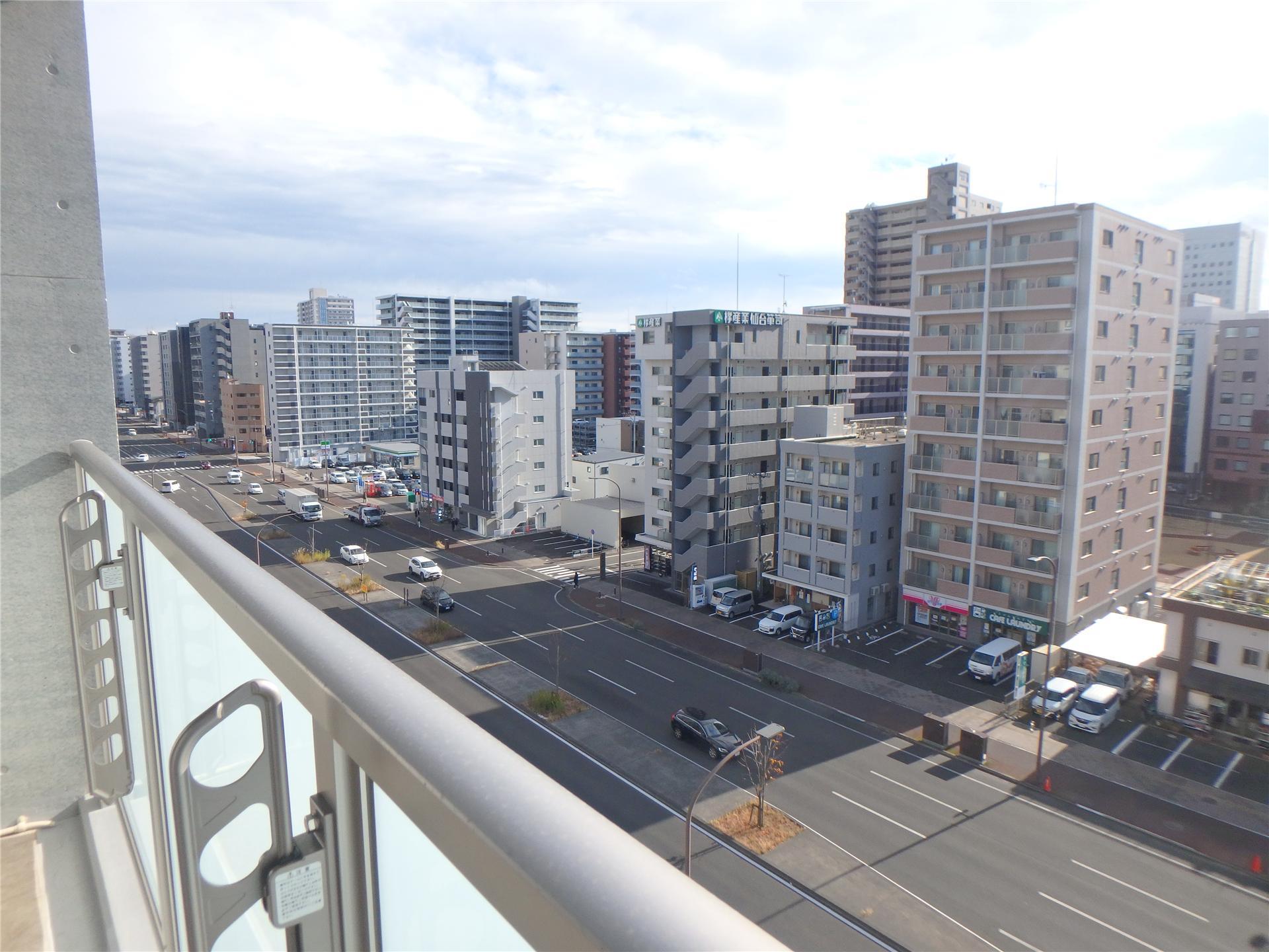 バルコニー　景観の良いお部屋です