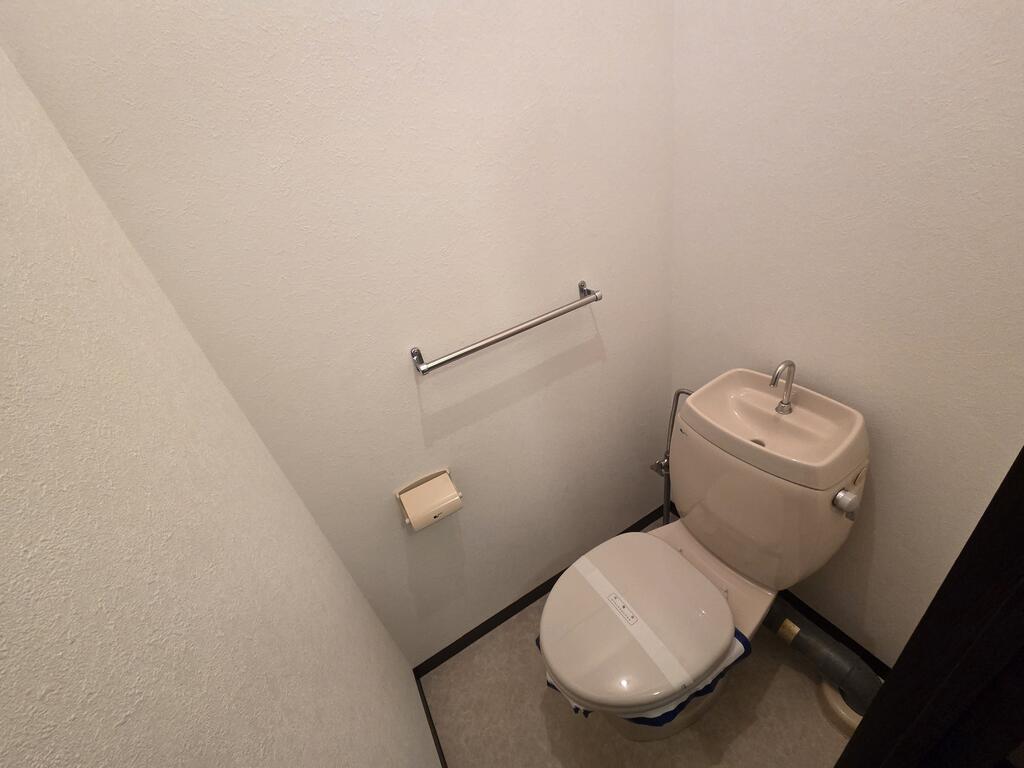 近鉄奈良線 瓢箪山駅 徒歩15分 2階建 築38年のトイレ写真