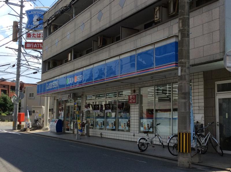 コンビニ　ローソン福岡薬院伊福町店（コンビニ）まで342m