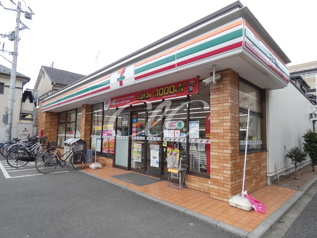 コンビニ　セブンイレブン南篠崎4丁目店（コンビニ）まで312m