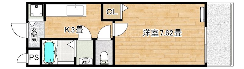 クレシェンテ老松の間取り写真
