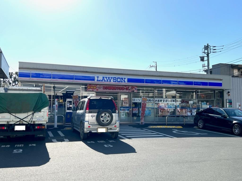 コンビニ　ローソン 草加氷川町南店（コンビニ）まで411m