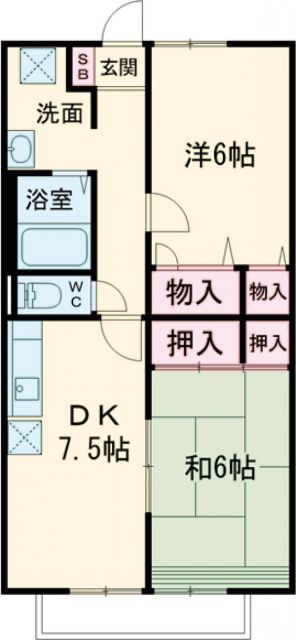 カーサブレッサの間取り写真