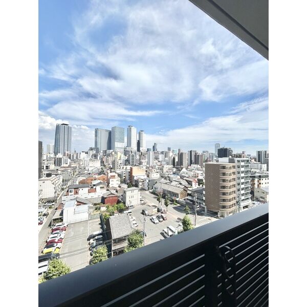 バルコニー　10階からの眺望です。