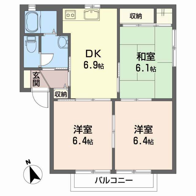シャーメゾン神田の間取り写真