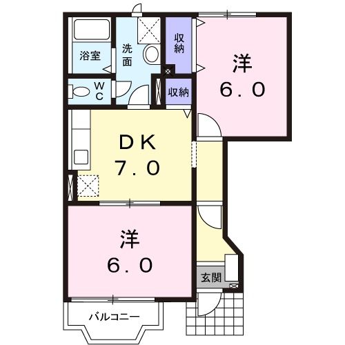 ミルト下島の間取り写真