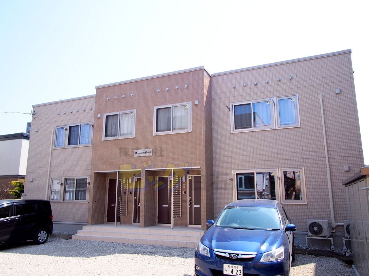 建物外観　都市ガス＆ネット無料採用の２ＬＤＫタイプのお部屋です♪