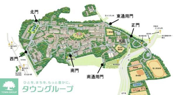 その他　横浜国立大学　東通用門（その他）まで4690m
