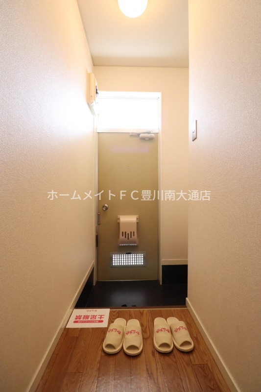 オレンジハイツの玄関写真