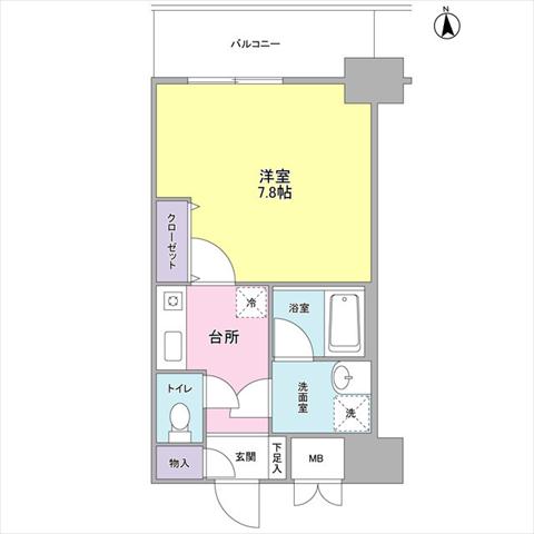 セレーノ品川の間取り写真