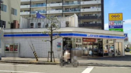 コンビニ　ローソン 淀川三国本町一丁目店（コンビニ）まで450m