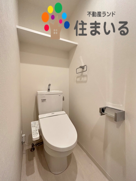 ＪＲ東海道本線 笠寺駅 徒歩2分 15階建 築1年のトイレ写真
