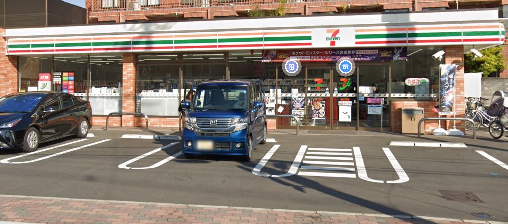 コンビニ　セブンイレブン 高槻八丁西町店（コンビニ）まで61m