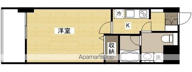 広島電鉄江波線 舟入本町駅 徒歩4分 13階建 築18年の間取り写真