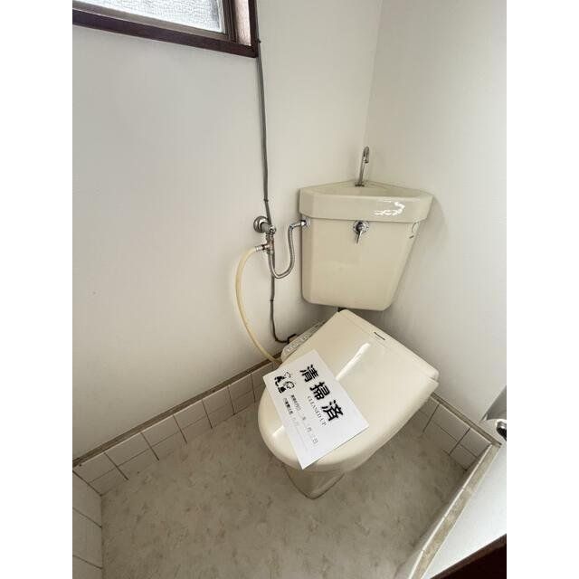 西武多摩湖線 武蔵大和駅 徒歩4分 2階建 築50年のトイレ写真