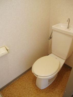 ＪＲ中央線 立川駅 徒歩10分 3階建 築38年のトイレ写真