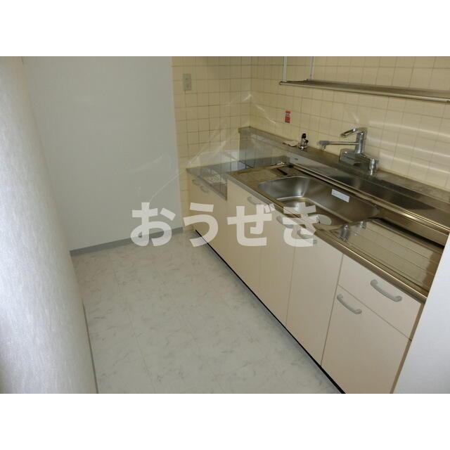 京成本線 堀切菖蒲園駅 徒歩13分 5階建 築41年のキッチン写真