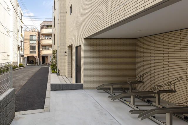 駐車場　駐輪場です