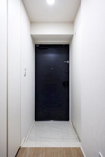 玄関　収納もある玄関です