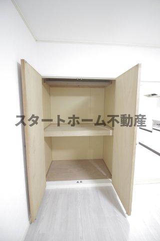 収納　ちょっとした収納スペースも充実しています