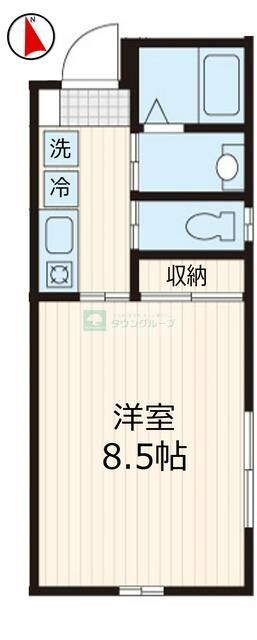 京急本線 平和島駅 徒歩5分 4階建 築10年の間取り写真