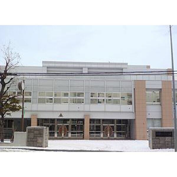 中学校　札幌市立平岸中学校（中学校）まで677m