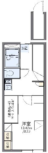 レオパレスエスポワール　みなとの間取り