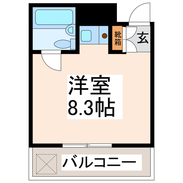 シンコー熊本駅前スカイマンションIの間取り