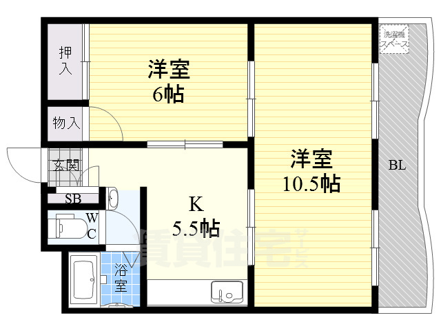 パークハイツ青谷の間取り